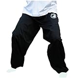 G-LIKE Kampfsport Taiji Training Hose - Chinesische Kampfkunst Chenjiagou Tai Chi Kung Fu Qigong Shaolin Weite Beine Knickerbocker Graziöse Uniform für Damen Herren (XL)