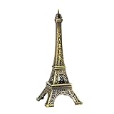 Weduspaty Eiffelturm Ornament Mini Metall Eiffelturm Modell Figur für Souvenirs Kuchen Tischdekoration, Geschenke, Party Mini Dekorative Paris Eiffelturm Figur Tischdekoration 10
