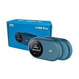 ZTE U10S Pro Blue, 4G+LTE Mobile Wi-Fi 6, freigeschalteter, kostengünstiger tragbarer Reiserouter, verbindet 32 Geräte, 3000 mAh, 10 Stunden Akkulaufzeit, läuft in Allen weltweiten Netzwerk