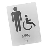 Healvian Blindenschrift Beschilderung Behinderten Wc Schild Behinderten Wc Schild Blindenschrift Toiletten Schild Herren Waschraum Schild All Gender Waschraum Schild S