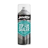 JENOLITE Stop Leak Dichtungsspray | KLAR | Wasserdichter Dichtstoff | Stopft, Versiegelt & Behebt Lecks | Dachrinnen, Flachdächer, Abflussrohre, Fenster | 400