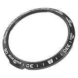 Housoutil ünette Für Fenix 6X Robuster Schutzring Aus Edelstahl Kompatibel Mit Fenix 6X Präzise Eingravierte Zahlen Elegantes Design Mit Weiß