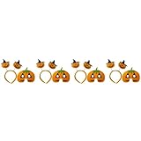 ABOOFAN 4 Sets Halloween-Requisiten Halloween-Teufels-Stirnband Kopfbedeckung Stirnbänder Kürbis-Haarbänder Halloween-Haarreifen Halloween-Haarband Haarmasken V