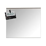 trendteam smart living - Wandspiegel Spiegel - Badezimmer - Set One - Aufbaumaß (BxHxT) 60 x 55 x 2 cm - Farbe Weiß mit Eiche San Remo Hell - 133640396