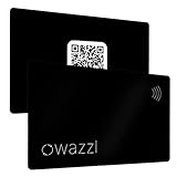 Smartcard black - Digitale Visitenkarte mit QR-Code (Profil) NFC