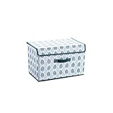 Box Aufbewahrungsbehälter, Faltbare Vliesablagekorb geeignet for Aufbewahrungsbox Spielzeugkasten, mit Deckel, 3 Arten von kleinen Größen, 2 in einem Satz (Size : Small)
