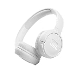 JBL Tune 510BT – Bluetooth Over-Ear Kopfhörer in Weiß – Faltbare Headphones mit Freisprechfunktion – Kompatibel mit Sprachassistenten – Lange Laufzeit von bis zu 40 S