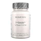 BIOMENTA Haar Vitamine - Hochdosierter Wirkstoffkomplex - 60 Haar Vitamine Kap