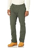 ARIAT Men's Rebar M4 Low Rise DuraStretch Made Tough Double Front Stackable Straight Leg Pant, Deep Forest, 33L x 36W