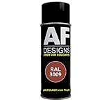 Alex Flittner Designs RAL Lackspray Autolack Sprühdose Spraydose RAL3009 OXIDROT