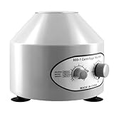 QWORK® Labor Zentrifuge Tischzentrifuge mit 20ml x 6 Röhrchen - 4000 U/min Geschwindigkeitsregelung - 0-60 Minuten Timer - für Wissenschaftliche Forschung und Lab