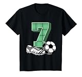Kinder 7. Geburtstag Fussball Junge 7 Jahre Fußballer Geschenk T-S