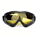 Xzeit Skibrille, Winter-Schneesportbrille mit Outdoor-Antibeschlag-UV-Schutz for Männer, Frauen, Jugendliche, Skimaske, Snowboard-Poc-B