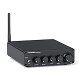 Fosi Audio BT30D Pro TPA3255 Hi-Fi Bluetooth 5.0 Stereo Audio Receiver 2.1 Kanal Mini Klasse D Integrierter Verstärker 165 Watt x2+350 Watt für Home Outdoor Desktop Regallautsprecher/Subw