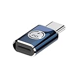Lightning auf USB C Adapter, USB-C-Stecker auf Lightning-Buchse iOS-Adapter Unterstützt 27w PD Schnellladung und Datenübertragung Kompatibel mit Lightning, für Pad [1 Stück, Gerade]