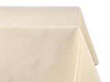 BEAUTEX fleckenabweisende und bügelfreie Tischdecke - Tischtuch mit Lotuseffekt - Tischwäsche in Leinenoptik - Größe und Farbe wählbar, Eckig 130x160 cm, C