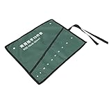 DIYEAH Werkzeugrolle Canvas Mehrzweck Werkzeug Organizer Praktische Aufbewahrung für Handwerkzeuge für Elektriker und Heimwerker Robuste und Langlebig