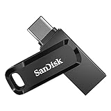 SanDisk Ultra Dual Drive Go USB Type-C 128 GB (Android Smartphone Speicher, USB Type-C-Anschluss, 400 MB/s Lesegeschwindigkeit, Nutzung als Schlüsselanhänger möglich)