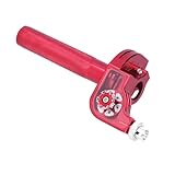Motorrad Drosselklappenassistent, Dirtbike Drosselklappen CNC Aluminium Drosselgriffe mit Rotem Desig