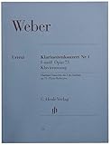 Konzert 1 F-Moll Op 73 Klar Orch. Klarinette, Klavier: Besetzung: Klarinette und Klavier (G. Henle Urtext-Ausgabe)