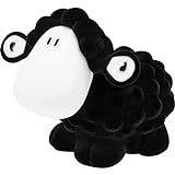 Sheepworld Wackelschaf Motiv Ohne Dich ist Alles doof | Figürliches Schaf mit beweglichem Kopf, schwarz | lustiges Geschenk, Geburtstag, für Weihnachten | 48085