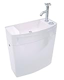 Wirquin 50720090 Iseo Spülkasten mit niedrigem Handwaschbecken,