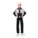 Barbie The Movie Ken - Sammelpuppe aus dem Spielfilm mit Western-Outfit, Vintage-Hemd, Cowboyhut, weiße Stiefel, für Kinder ab 3 Jahren, HRF30