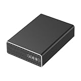 2 Bay RAID | Aluminium-Raid-Gehäuse für 2X 2,5” SATA SSD/HDD | USB 3.2 Gen2 (10Gbit/s) | Aluminium Gehäuse | RAID 0, RAID1, Single, Large | 2X Kabel USB-A | USB-C