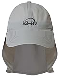 iQ-UV Schutz Kappe mit Nackenschutz iQ Company Sonnenschutz UV Cap Grau recy