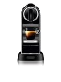 Nespresso De'Longhi EN167.B Citiz Kaffeekapselmaschine, mit Hochdruckpumpe, 1260W, 1liter,37.4 x 11.9 x 25.5 cm, Schw