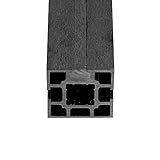 HOME DELUXE - 1x Nutleiste CALLANUT - für WPC Sichtschutzzaun Callado - je 2 Stück, Maße: 92 x 3 x 2,2 cm I Blickschutz Windschutz S