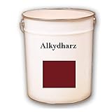 Hauptversand24 10 kg schwedenrot rot Alkydharz matt Dachbeschichtung Dachfarbe Ziegelfarb