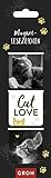 Magnetlesezeichen Cat love (Geschenke für Tierliebhaber)