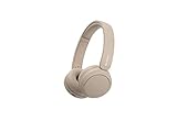 Sony WH-CH520 Best Wireless Bluetooth On-Ear Kopfhörer mit Mikrofon für Anrufe und Sprachsteuerung, bis zu 50 Stunden Akkulaufzeit mit Schnellladefunktion, inklusive USB-C-Ladekabel, Beig