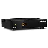 TechniSat HD-S 261 - kompakter digital HD Satelliten Receiver (Sat DVB-S/S2, HDTV, HDMI, USB Mediaplayer, vorinstallierte Programmliste, Sleeptimer, Nahbedienung am Gerät, Fernbedienung) schw