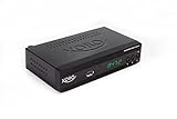 Xoro HRT 7624NP Full HD HEVC DVBT/T2 Receiver (HDTV, HDMI, SCART, Mediaplayer, USB 2.0, LAN, 2in1 FB) schw