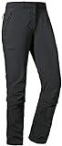 Schöffel Damen Pants Engadin1 Zip Off bequeme und elastische Damen Hose mit Zip-Off Funktion, kühlende und schnell trocknende Outdoor Hose für Frauen, Asphalt, 17