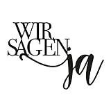 Vaessen Creative MV-SS-414 Handwerk Stanzschablone zum Basteln, Wir Sagen Ja, Erstellen komplexer Designs für Scrapbooking, Kartenherstellung und andere Papierprojekte, Silber, 5,2 x 7,7