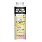John Frieda Go Blonder Shampoo - Vorteilsgröße: 500 ml - Aufhellend - Haartyp: blond, blondiert - Kabinettgröß
