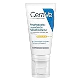 CeraVe Feuchtigkeitsspendende Gesichtscreme mit LSF 30, Hydratisierende Tagescreme mit Lichtschutz für normale bis trockene Haut, Schutz vor UVA- und UVB-Strahlung, 1 x 52