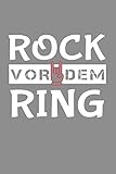 Notizbuch A5 (6X9zoll) Kariert 120 Seiten: Rock Vor Dem Ring - JGA Junggesellenabschied H
