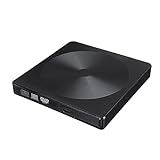 Docooler CD-Laufwerk 3.0 Typ-C Externes DVD-Laufwerk Multifunktional USB 3.0 Tragbarer DVD-Player DVD-Rekorder Hochgeschwindigkeitsdatenübertragung Große Kompatibilität Leichtes Desig