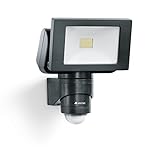 Steinel LED Außenstrahler LS 150 S schwarz, 240° Bewegungsmelder, max. 12 m Reichweite, 14,7 W, Schwenkbar, 1375 lm, 4000