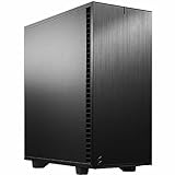 Fractal Design Define 7 Compact Black, kompaktes ATX PC Gehäuse aus Aluminium/Stahl, gedämmt für Silent Computing - schw