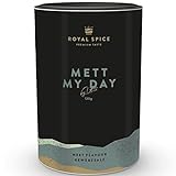 Royal Spice Mett my Day 120g - Mett Gewürz für frisches Mett oder als Gewürz zum Braten - Aromatische und authentische Würze - Mett Gewürzsalz und Mett Gewürzmischung