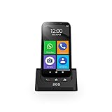 SPC Zeus 4G PRO + Gehäuse – Smartphone für Senioren 4G, Einfacher Modus mit großen Symbolen, SOS-Taste, Fernkonfiguration, physische Tasten, 3GB RAM, 32GB ROM, 13MP Kamera, Android 11, L