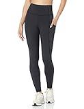 Amazon Essentials Damen Active Formende Leggings mit hohem Bund und Taschen in voller Länge (in Übergröße erhältlich), Schwarz, 6XL Große Größ