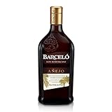 Ron Barceló Añejo Rum (1x0,7l) 37,5% vol - Feine Komposition außergewöhnlicher brauner Rumsorten, mit Aromen von Toffee, grüner Banane & weißem Pfeffer - Ideal für die Zubereitung von Cock