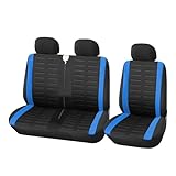 NORTOK Auto Sitzbezüge Sitzschoner Auto Für FIAT Für Ducato Autositzbezüge (Farbe : 1-Blue)