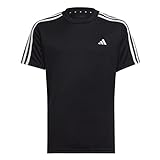 adidas Jungen T-Shirt (Short Sleeve) U Tr-Es 3S T, Black/White, IC5674, 176